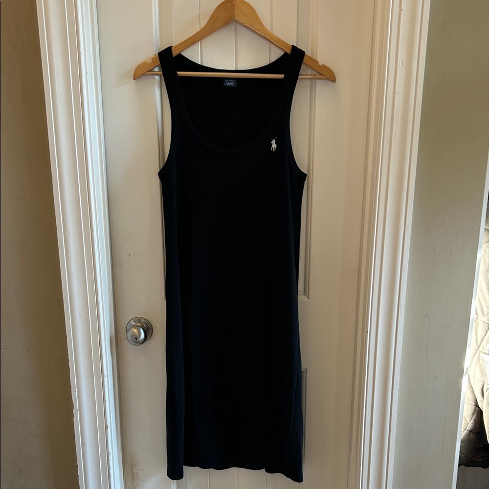 Ralph Lauren Black Sleeveless Polo Tank Dress